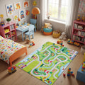 City Road Kids Play Rug, Nursery Decor
