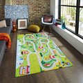 City Road Kids Play Rug, Nursery Decor