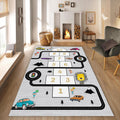 Hopscotch Rug Kids Play Rug Nursery Decor Playground Carpet Road