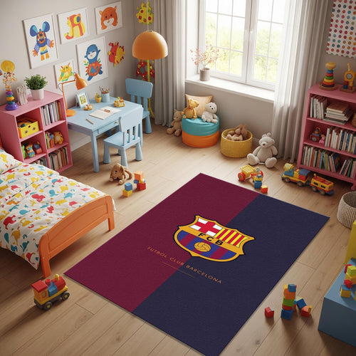 Barcelona Rug Barca Rug Football Team Rug Soccer Rug Champions