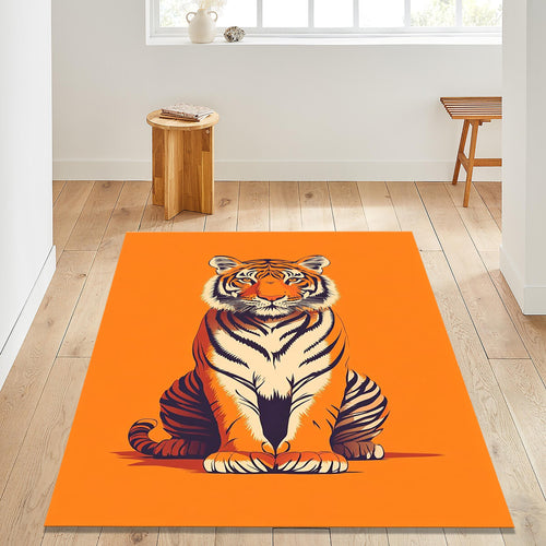 Tiger Rug Pink Rug Living Room Carpets Housewarming Gift Tibetian