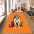 Tiger Rug Pink Rug Living Room Carpets Housewarming Gift Tibetian
