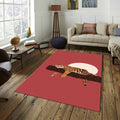 Tiger Rug Pink Rug Living Room Carpets Housewarming Gift Tibetian