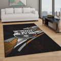 Barcelona Football Rug: Soccer Team Flag, Soft Velvet Carpet