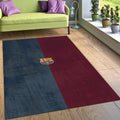 Barcelona Football Rug: Soccer Team Carpet, Sports Fan Gift