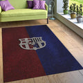 Barcelona Football Club Rug: Velvety Soft Soccer Team Carpet