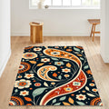 Modern Abstract rug, Abstract Forms Accent Carpet
