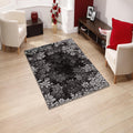 Floral Rug Abstract rug Abstract Forms Accent Carpet Rothko Style
