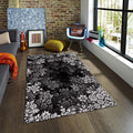 Floral Rug Abstract rug Abstract Forms Accent Carpet Rothko Style