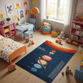 Planet Rug Kids Play Rug Nursery Decor Playground Carpet Kids Rug