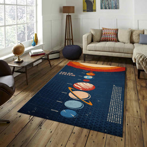 Planet Rug Kids Play Rug Nursery Decor Playground Carpet Kids Rug