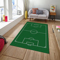 Football Pitch Rug, Living Room Rug, Area Rug, Football Team