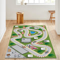 City Road Kids Play Rug, Nursery Decor, Road Playground