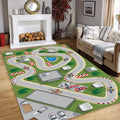 City Road Kids Play Rug, Nursery Decor, Road Playground