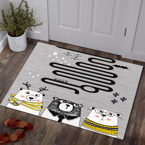 City Road Kids Play Rug, Nursery Decor, Road Playground