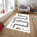 City Road Kids Play Rug, Nursery Decor, Road Playground