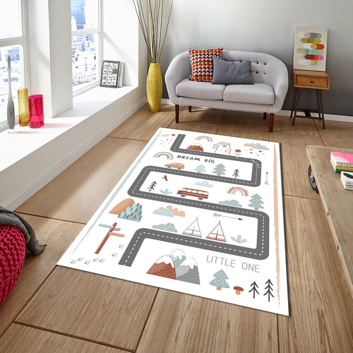 City Road Kids Play Rug, Nursery Decor, Road Playground