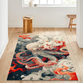 Octopus Rug, Colorful Living Room Rug, Octopus Art Floor Rug