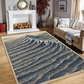 The Great Wave Rug, Japanese hokusai Rug, Nostalgic Rug, Japan