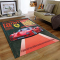 Ferrari F1 Rug, Ferrari F40 Car Rug: Custom Team Ferrari Carpet
