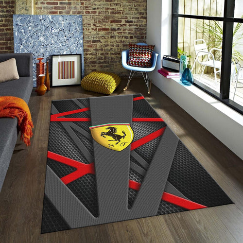 Ferrari F1 Rug F1 Design Formula 1 Racing Carpet for Garage &