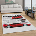 Ferrari F1 Rug Ferrari Rug Formula 1 Racing Carpet for Garage &