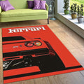 Ferrari F1 Rug Ferrari Rug Formula 1 Racing Carpet for Garage &