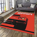 Ferrari F1 Rug Ferrari Rug Formula 1 Racing Carpet for Garage &