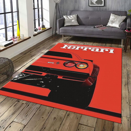 Ferrari F1 Rug Ferrari Rug Formula 1 Racing Carpet for Garage &