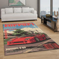 Ferrari F1 Rug Ferrari F40 Rug: Custom Team Car Carpet for Office