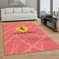 Ferrari F1 Rug Ferrari Car Rug: Custom Velvety Carpet for Office