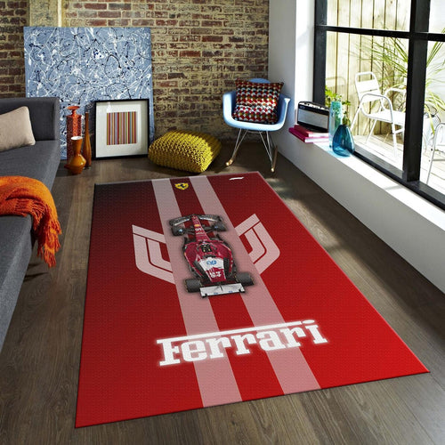 Ferrari F1 Rug, Ferrari F1 Racing Rug: Custom Team Car Carpet