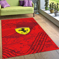 Ferrari F1 Rug Ferrari Rug Formula 1 Racing Carpet for Garage &