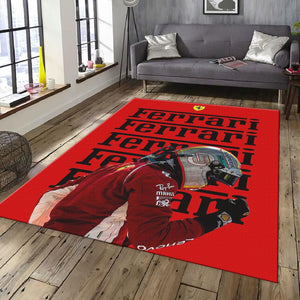 Ferrari F1 Rug Ferrari Rug Formula 1 Racing Carpet for Garage &