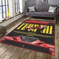 Ferrari F1 Rug Ferrari Rug Formula 1 Racing Carpet for Garage &
