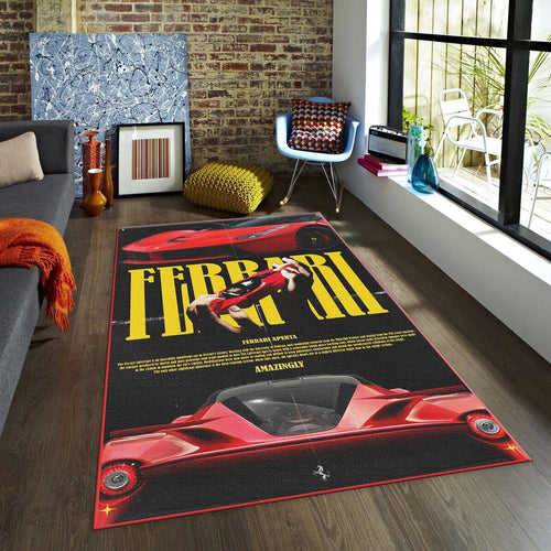 Ferrari F1 Rug Ferrari Rug Formula 1 Racing Carpet for Garage &