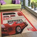Ferrari F1 Rug Ferrari Rug Formula 1 Racing Carpet for Garage &
