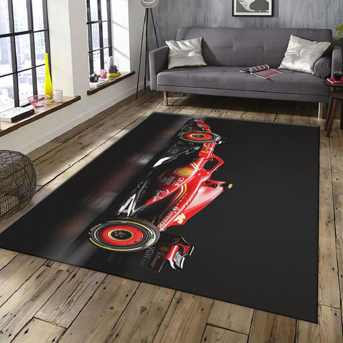 Ferrari F1 Rug, Ferrari Car Rug: Custom Team Design
