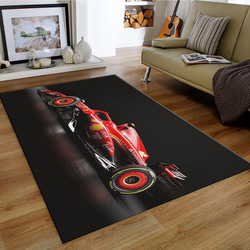 Ferrari F1 Rug, Ferrari Car Rug: Custom Team Design