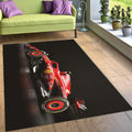 Ferrari F1 Rug, Ferrari Car Rug: Custom Team Design