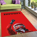 Ferrari F1 Rug, Ferrari Team Rug: Custom Racing Car Carpet