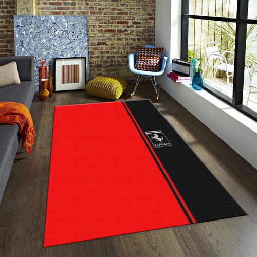 Ferrari F1 Rug, Ferrari F1 Rug: Horse Logo