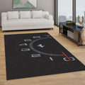 Ferrari F1 Rug Ferrari Speedometer Rug: Team Ferrari Custom