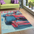 Ferrari F1 Rug Ferrari Formula 1 Car Rug: Custom Team Racing
