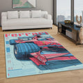 Ferrari F1 Rug Ferrari Formula 1 Car Rug: Custom Team Racing
