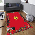 Ferrari F1 Rug Team Ferrari Rug Formula 1 Racing Carpet for