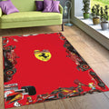 Ferrari F1 Rug Team Ferrari Rug Formula 1 Racing Carpet for