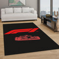 Ferrari F1 Rug Team Ferrari Rug Formula 1 Racing Carpet for