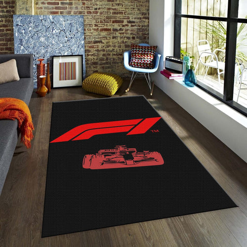 Ferrari F1 Rug Team Ferrari Rug Formula 1 Racing Carpet for