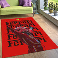 Ferrari F1 Rug Ferrari Rug Formula 1 Racing Carpet for Garage &